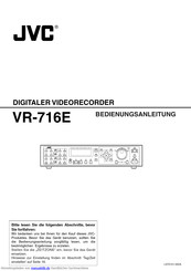 JVC VR-716E Bedienungsanleitung