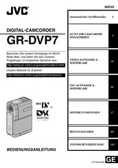 JVC GR-DVP7 Bedienungsanleitung
