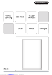 Küppersbusch ITE 127-9 Benutzerinformation