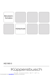 Küppersbusch IKE1560-3 Benutzerinformation