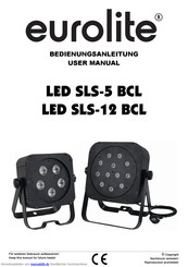 EuroLite LED SLS-12 BCL Bedienungsanleitung