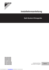 Daikin FBA35A2VEB Installationsanleitung