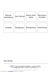Küppersbusch IKE1780-0E Benutzerinformation