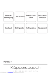 Küppersbusch IKE1660-3 Benutzerinformation