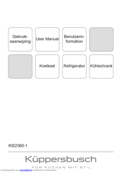 Küppersbusch IKE2360-1 Benutzerinformation