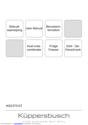 Küppersbusch IKE2370-1-2T Benutzerinformation