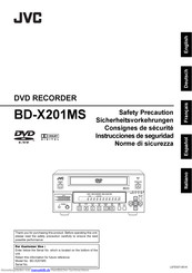 JVC BD-X201MS Sicherheitsheinweise Und Bedienungsanleitung