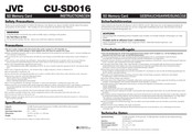 JVC CU-SD016 Gebrauchsanweisung