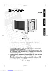 Sharp R-8730-A Bedlenungsanleitung