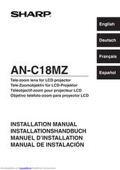 Sharp AN-C18MZ Installationshandbuch
