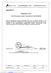 Aquila AVE15 Handbuch
