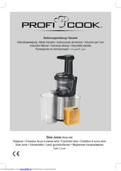 Profi Cook PC-SJ 1141 Bedienungsanleitung