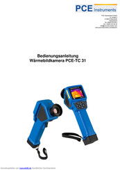 PCE Instruments PCE-TC 31 Bedienungsanleitung