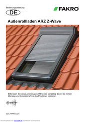 fakro ARZ Z-Wave Bedienungsanleitung
