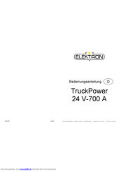 Elektron TruckPower 24 V-700 A Bedienungsanleitung