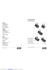 ADB EUROSPOT DS54 Gebrauchsanweisung