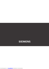 Siemens CT636LES1 Kurzanleitung