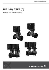 Grundfos TPE3D Montage- Und Betriebsanleitung