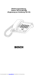 Bosch TB 519 SECOM Bedienungsanleitung