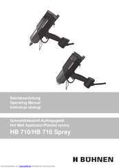 Buhnen HB 710 Spray Betriebsanleitung