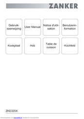 ZANKER ZKE320X Benutzerinformation