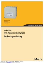 SOMFY animeo KNX Master Control W8 Bedienungsanleitung