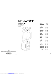 Kenwood Blend-x BLP90 Anleitung