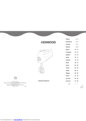 Kenwood HM226 Anleitung