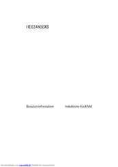 AEG HE634400XB Benutzerinformation