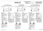 Kenwood KHS-37 Bedienungsanleitung