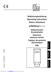 Ifm Electronic PB5 Bedienungsanleitung