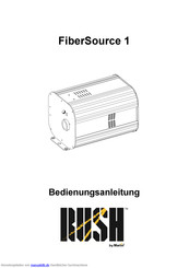 Rush FiberSource 1 Bedienungsanleitung