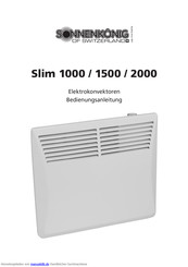 Sonnenkönig Slim 2000 Bedienungsanleitung