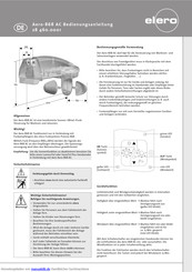 elero Aero-868 AC Bedienungsanleitung