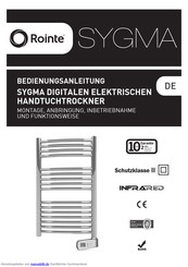 Rointe SYGMA Bedienungsanleitung