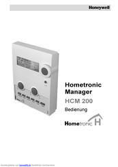 Honeywell Hometronic HCM200 Bedienungsanleitung