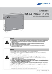 Samsung ELSR802-00002 Installationshandbuch