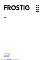 IKEA FROSTIG SF98 Handbuch