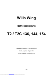 Wills Wing T2C 154 Betriebsanleitung