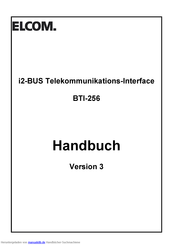 ELCOM BTI-256 Handbuch