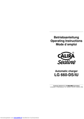 Calira LG 660-DS/IU Betriebsanleitung