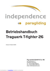 Independence Tragwerk T-fighter 26 Betriebshandbuch