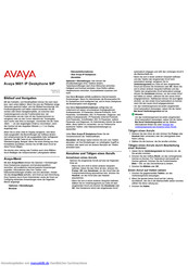 Avaya 9601 SIP Kurzanleitung