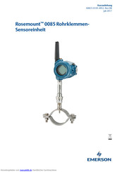 Emerson Rosemount 0085 Kurzanleitung