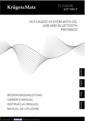 Kruger&Matz KM1584CD Bedienungsanleitung