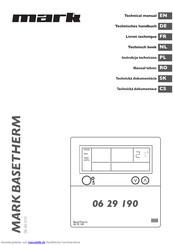 Mark BASETHERM 06 29 190 Technisches Handbuch