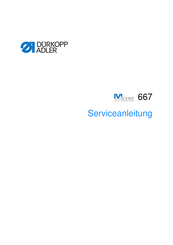 Dürkopp Adler M-TYPE 667 Serviceanleitung
