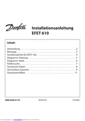 Danfoss EFET 610 Installationsanleitung
