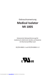 Baaske Medical MI 1005 E Gebrauchsanweisung