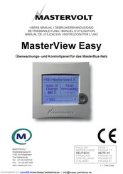 Mastervolt MasterView Easy Betriebsanleitung